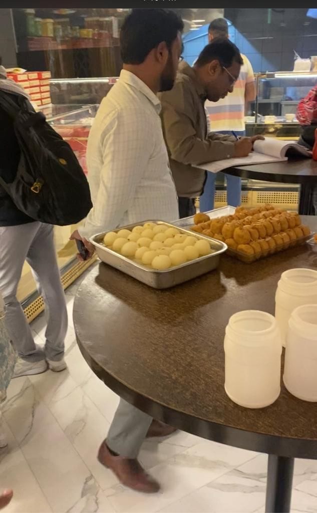 SDM raided sweet shops, took samples