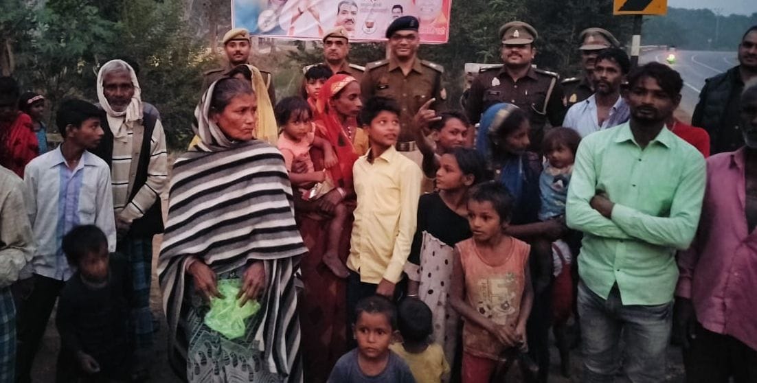 police celebrated diwali with poors