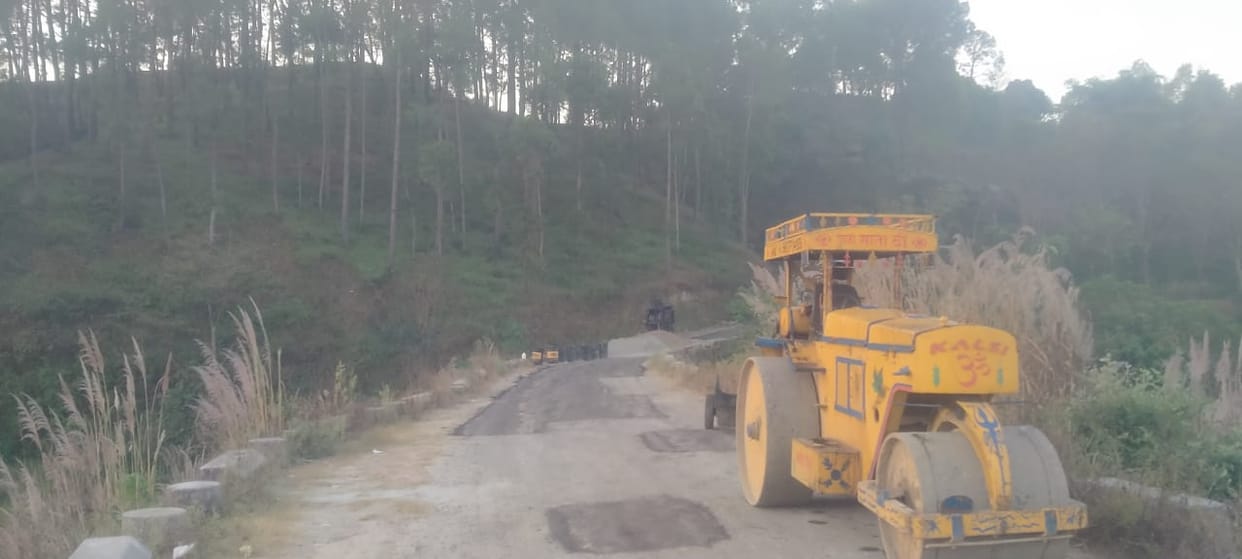 Repair work of Behadwin to Ladour via Bhaunkhar road started