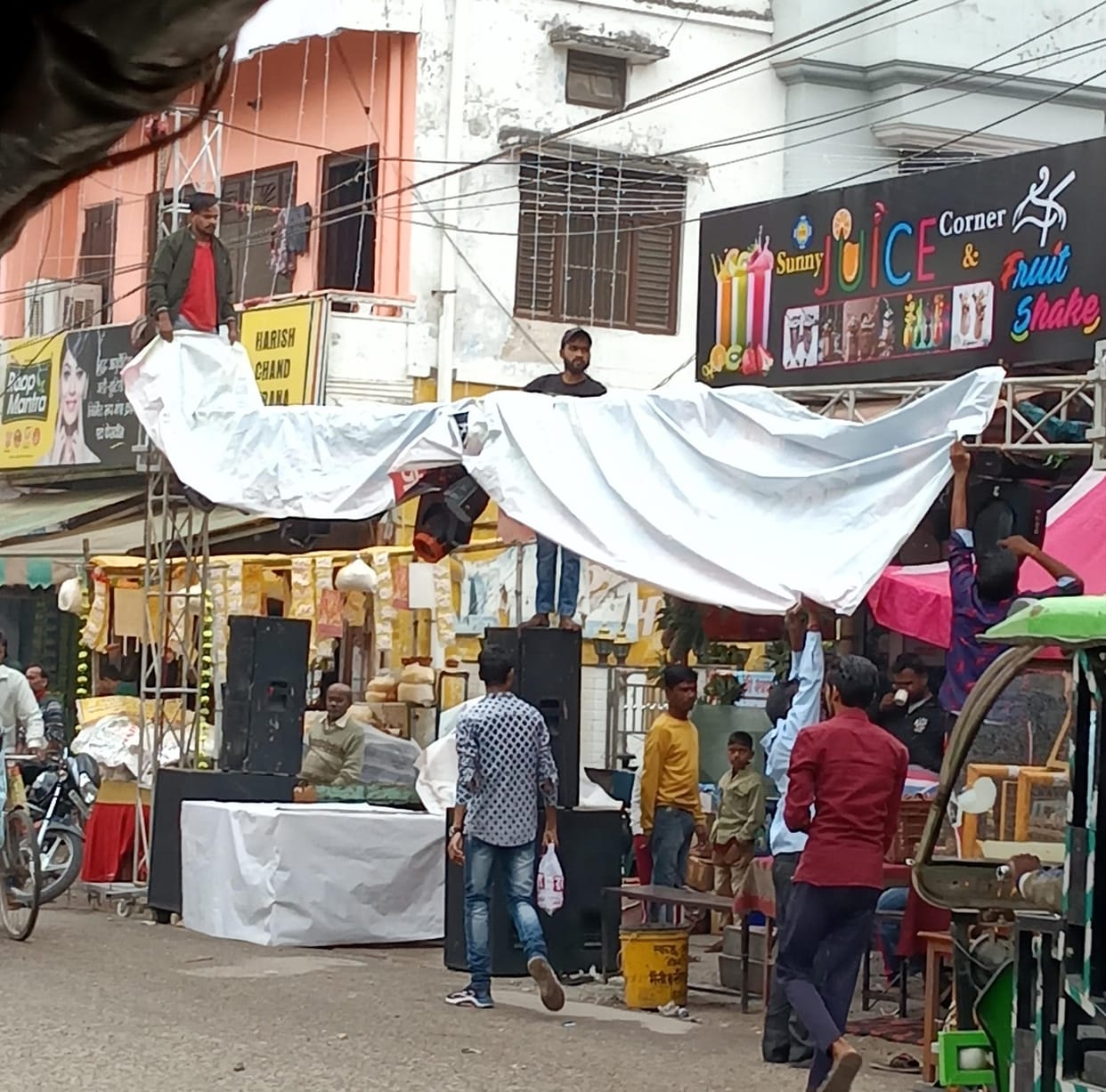Weather changed due to light drizzle, relief from fog