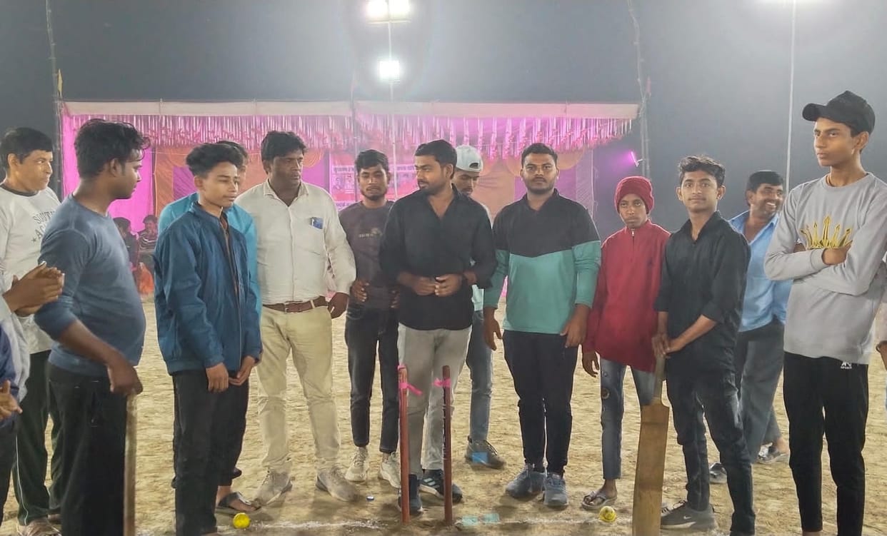 Hajipur won the inaugural match of the cricket competition