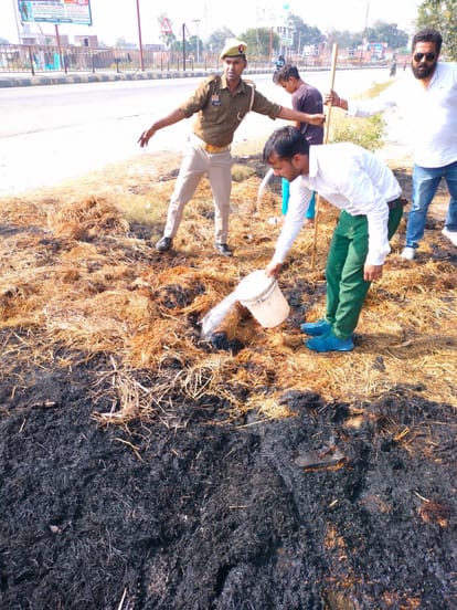 Firecracker market was set up amidst incomplete security arrangements, accident was avoided