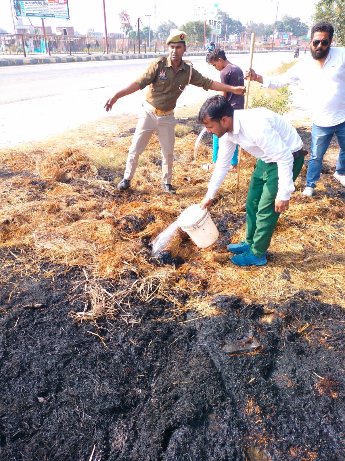Firecracker market was set up amidst incomplete security arrangements, accident was avoided