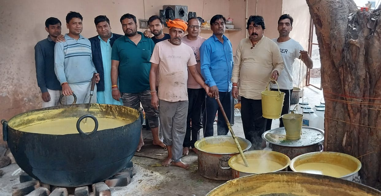 487 quintal Annakoot made in 8 hours, distributed in 5 hours, 20 thousand people tasted it