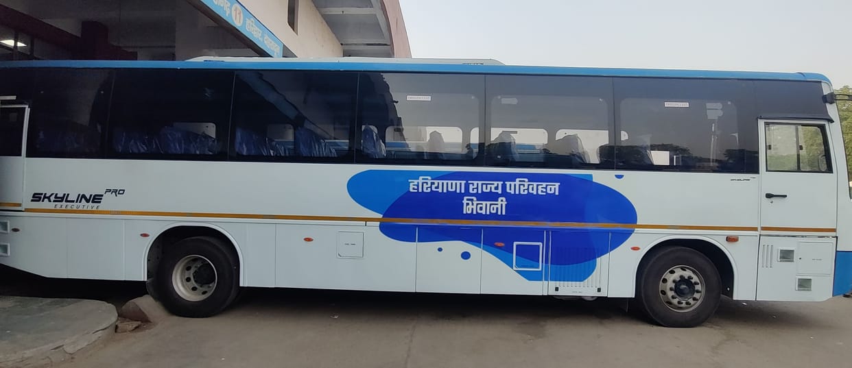 After Chandigarh, now air conditioned buses will soon run from Bhiwani depot in Mathura and Delhi also