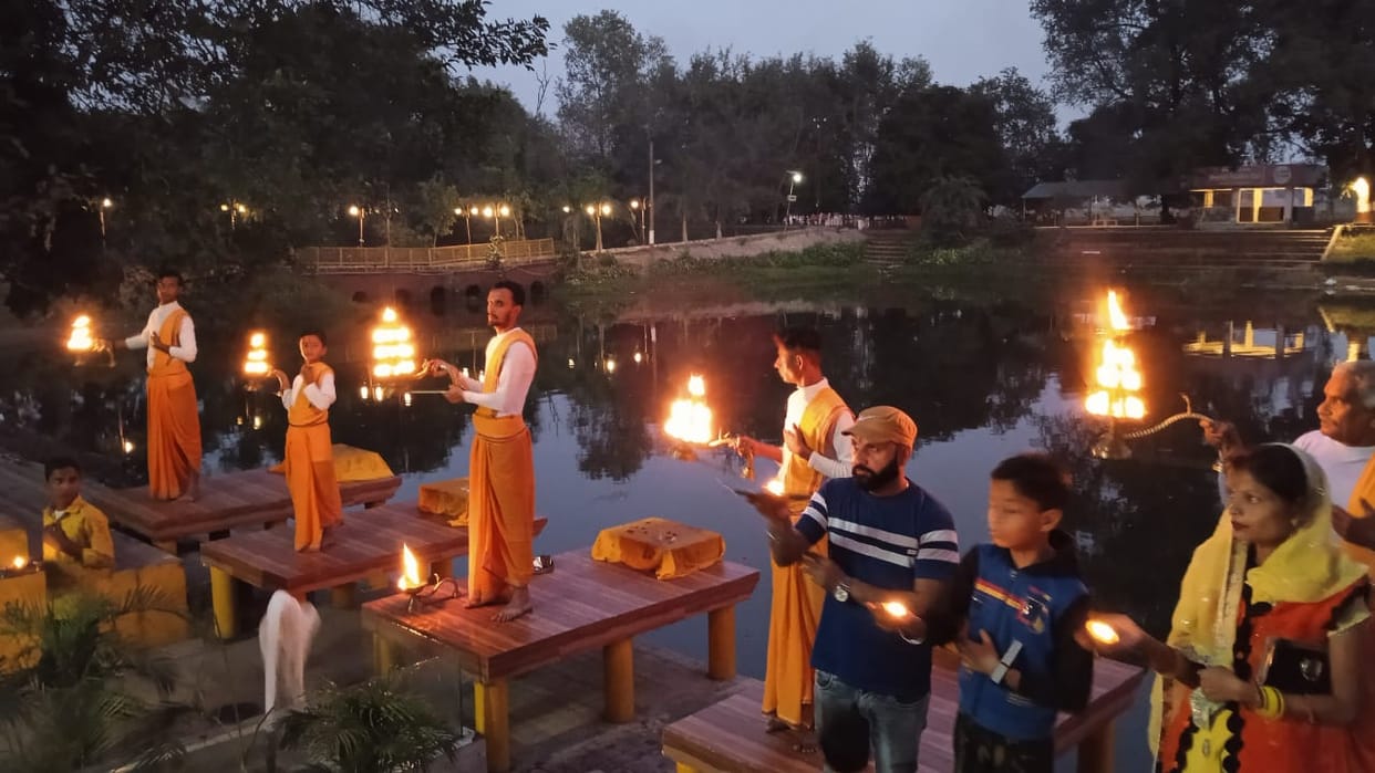 The place of origin echoed with the cheers of Gomti Mata.