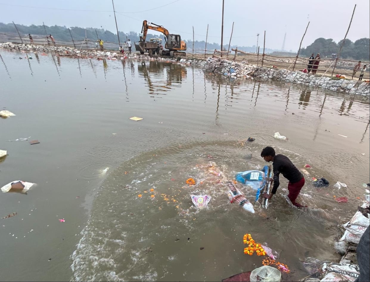 The condition of Lakshmi idol was similar to that of Durga idol...jewelry was looted.