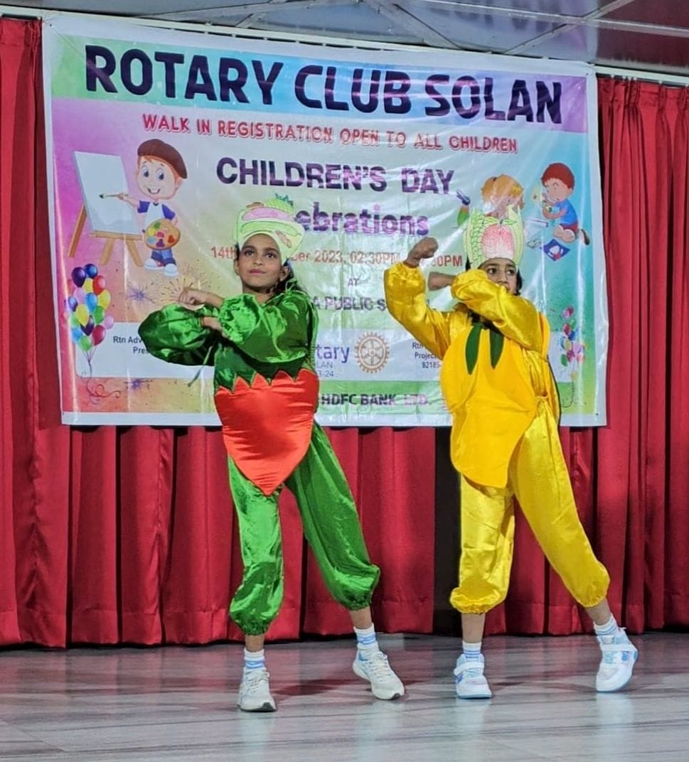 Children did painting, marathon and fancy dress competition also took place.