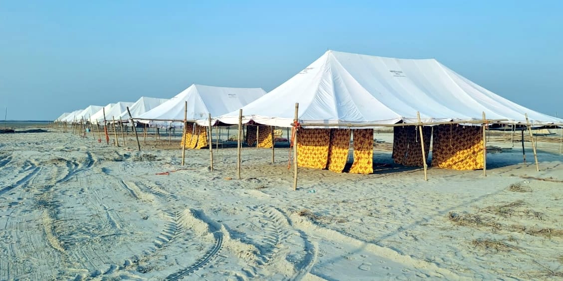 Brainstorming regarding security arrangements in Vidur Kuti Ganga Bathing Fair