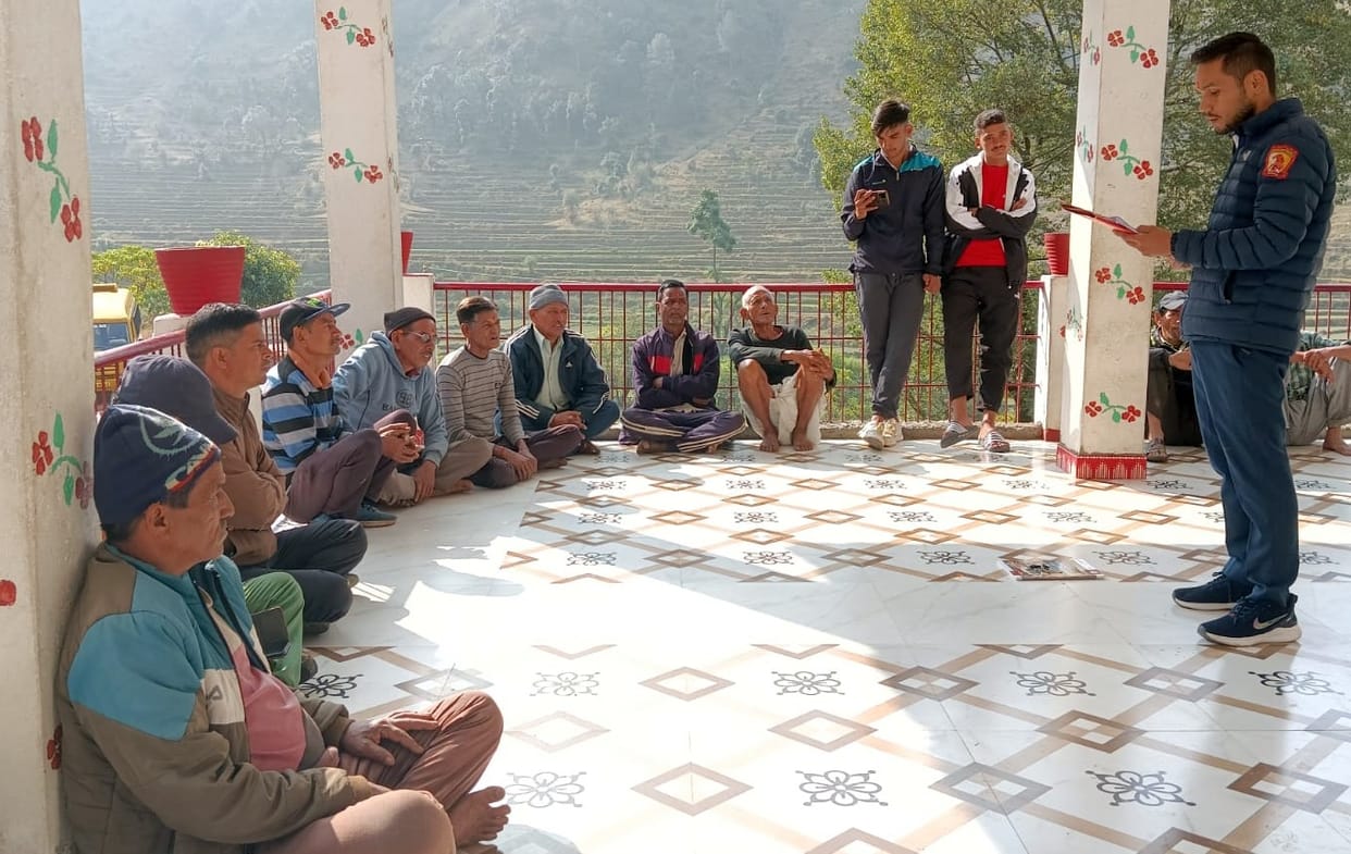 Government did not take care, villagers announced to build the road themselves