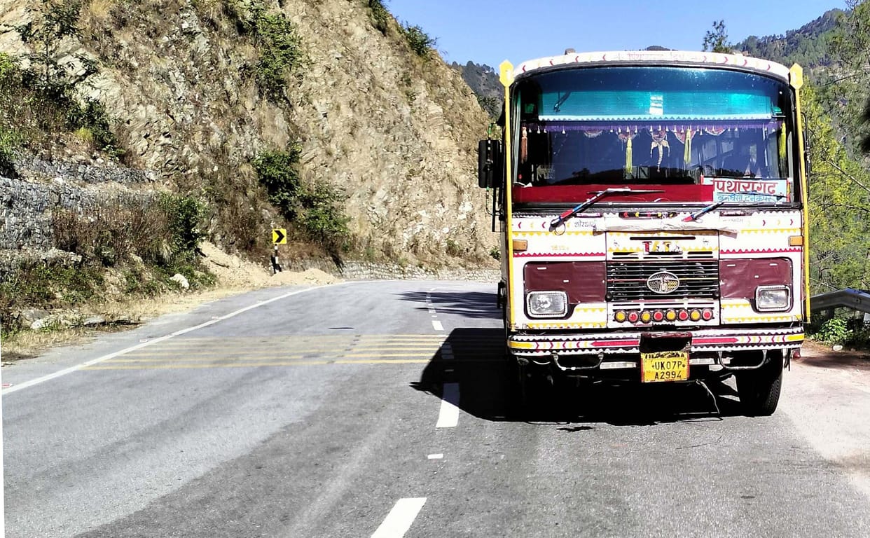 Roadways bus again betrayed, passengers remained worried