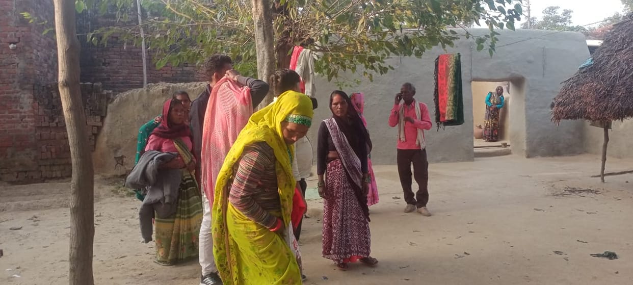 Wife and son beat villager to death with sticks