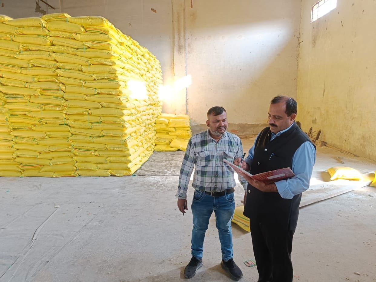 Officers raided 57 shops, 24 filled with fertilizer samples