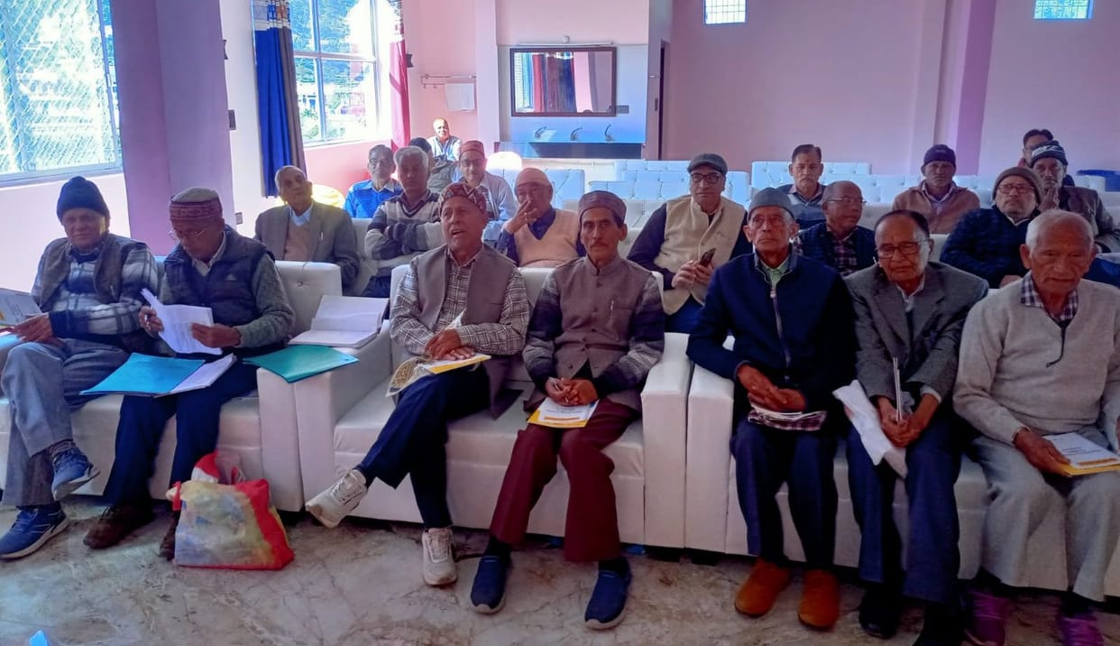 Pensoners meeting in bageshwar