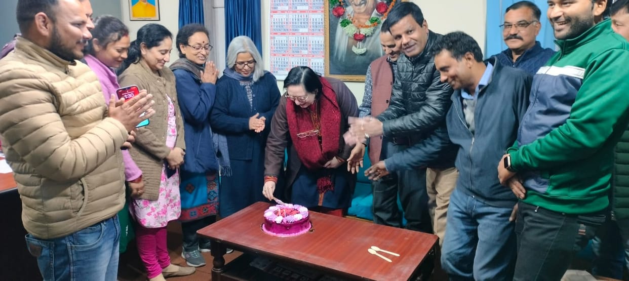 announcement. Happy. Birthday .Nainital.