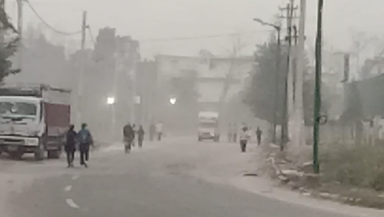 Respiratory problems: AQI @368, increased cough and throat problems