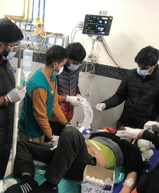Two-wheeler collision in Almora, one seriously injured