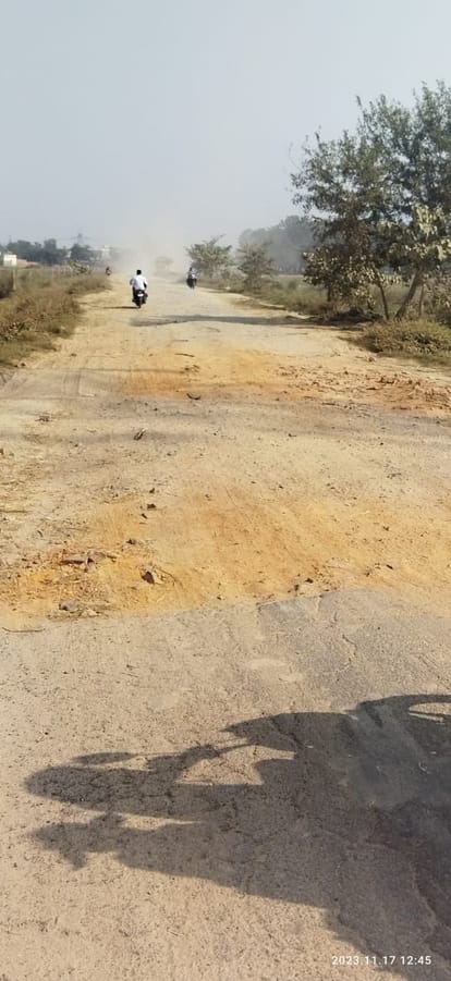 NH removed behind, now the pits of highway filling the executive body