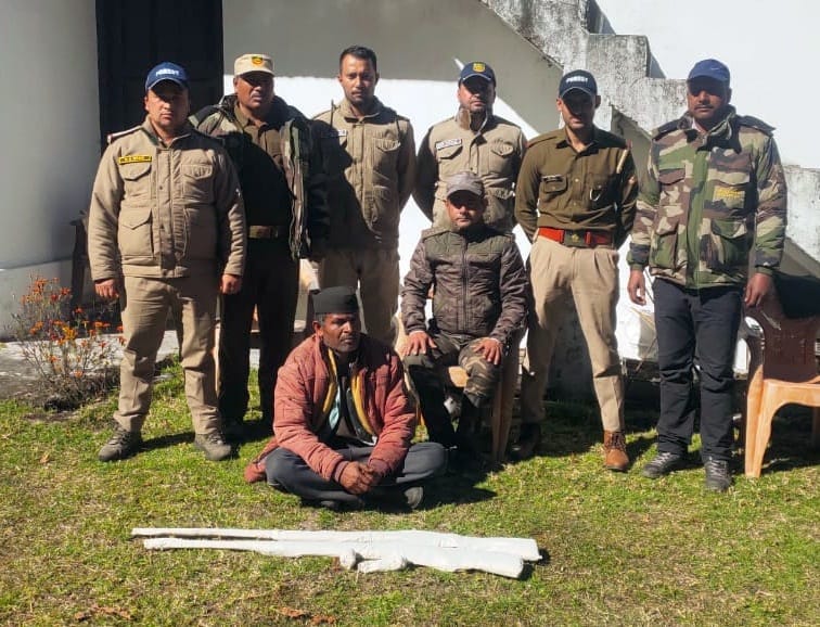 One caught with wild boar meat and two unlicensed guns