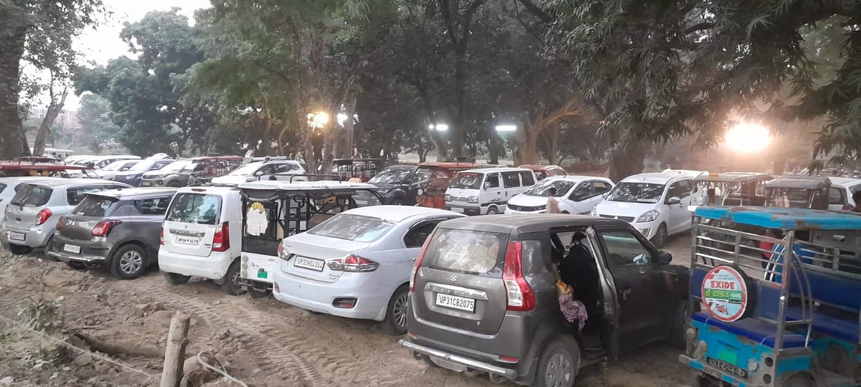 Vehicles running on changed routes from noon