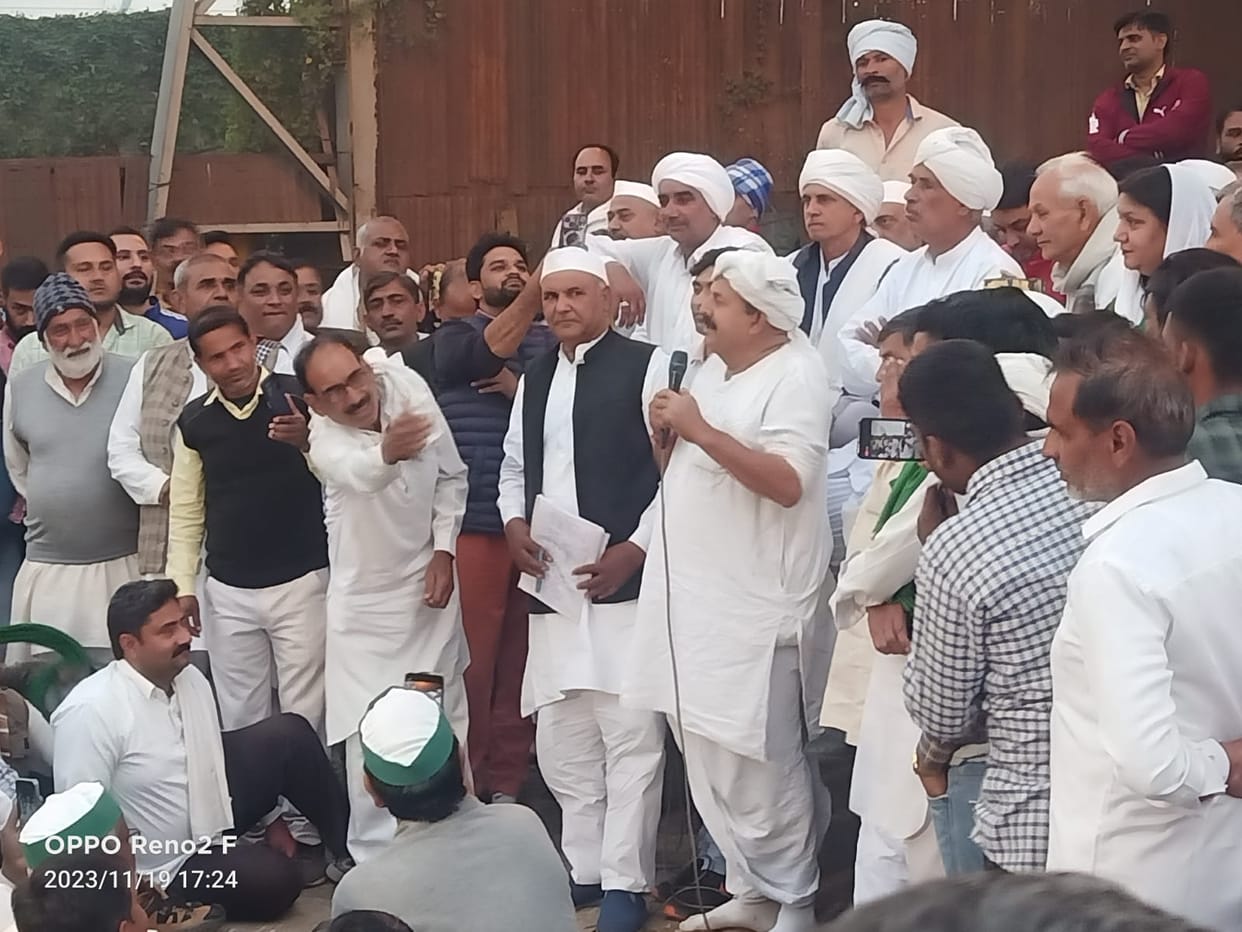 Mahabharata will happen if there is lathi charge on farmers: Naresh