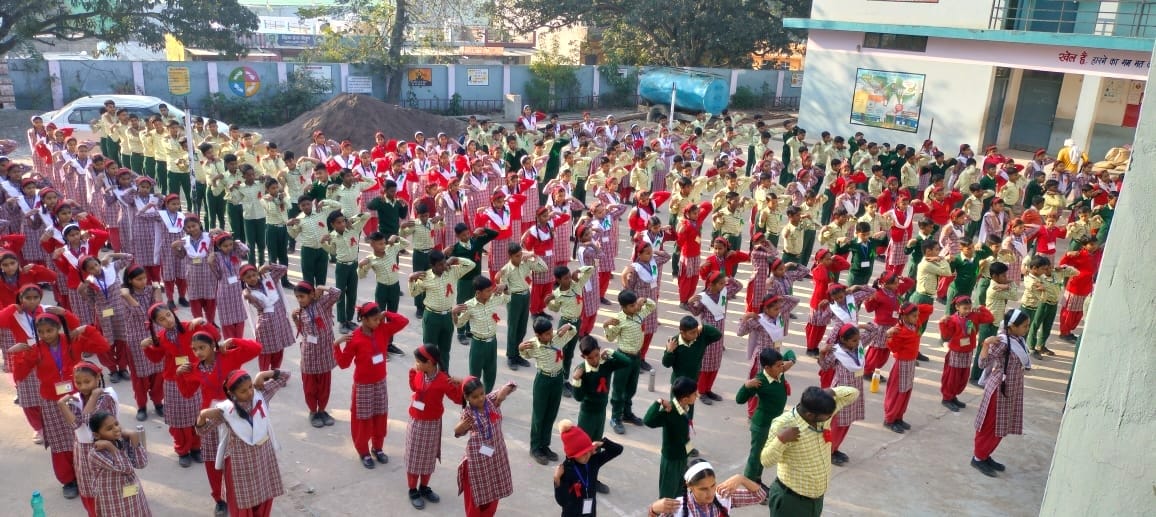 fit india week celebrated in moginand school