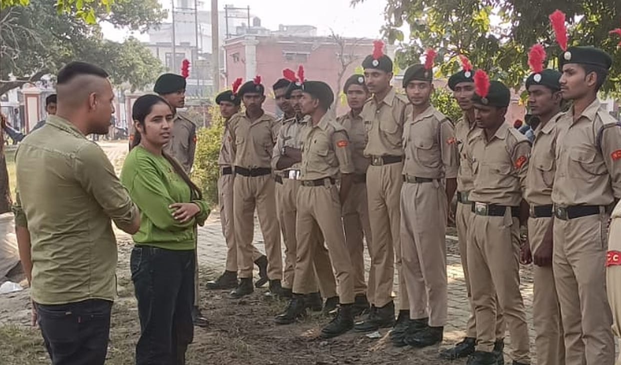 NCC cadets learned the art of war