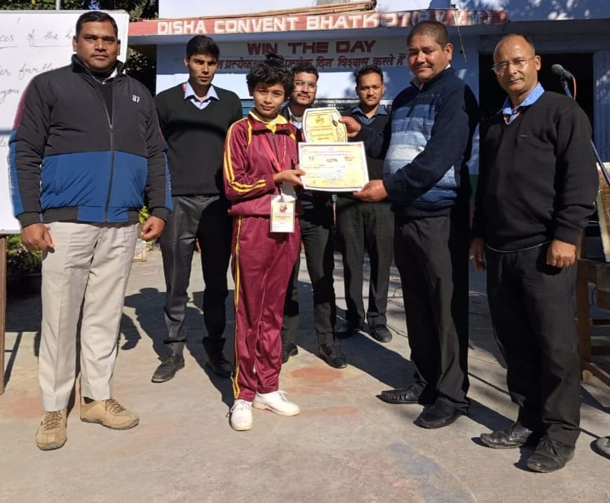 Devrakshita's model got first place in the state