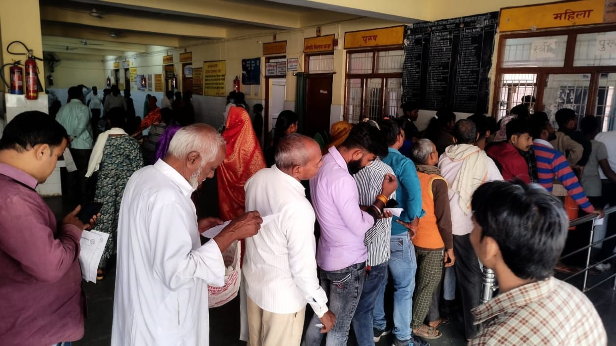 As the weather changed, the number of patients in hospitals increased