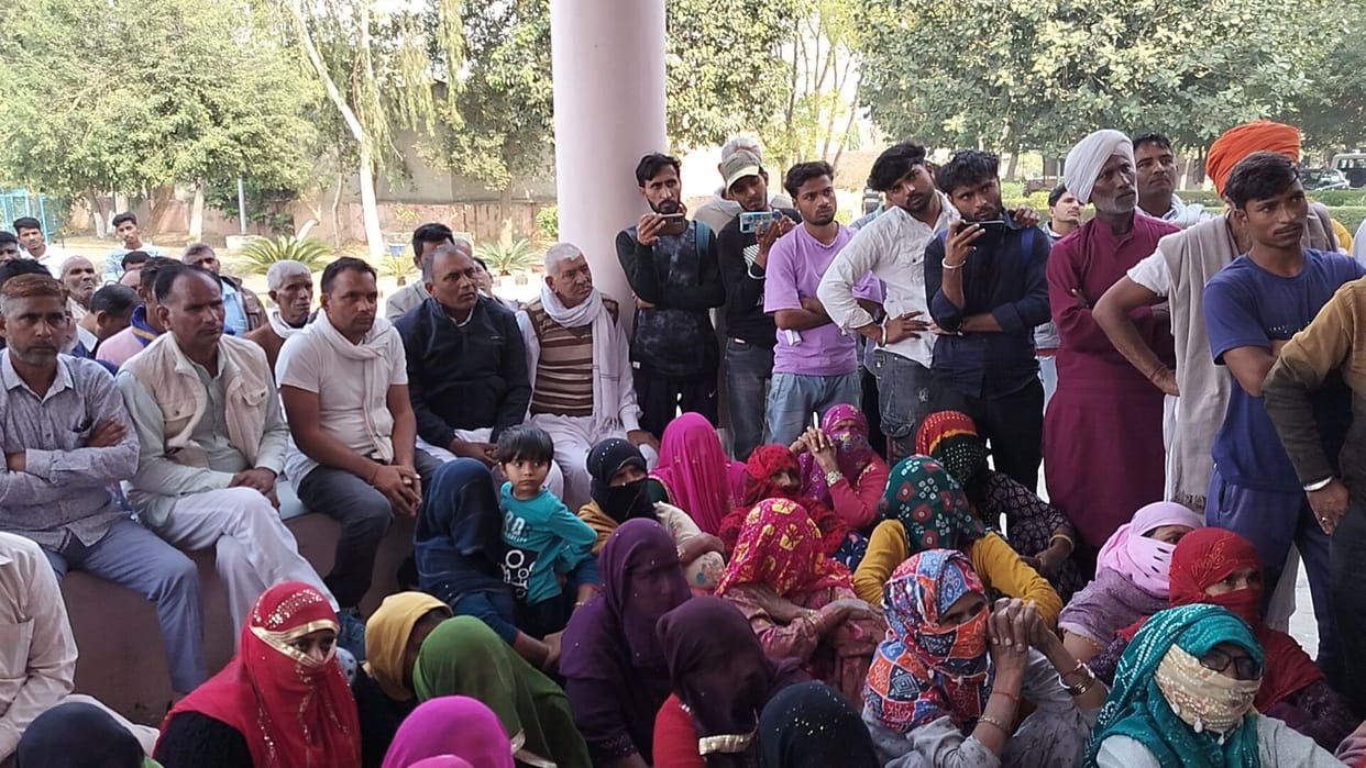 Protest held for the arrest of a middle-aged man accused of molesting a minor