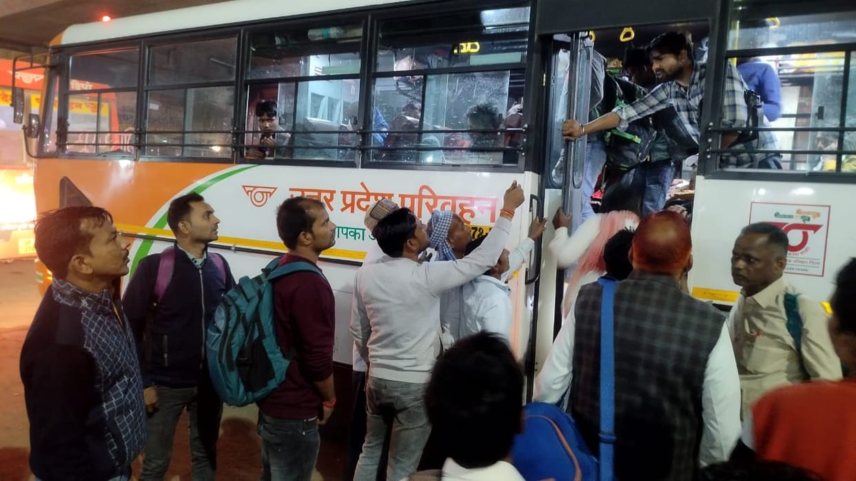 Difficult to board train, problems in bus journey too