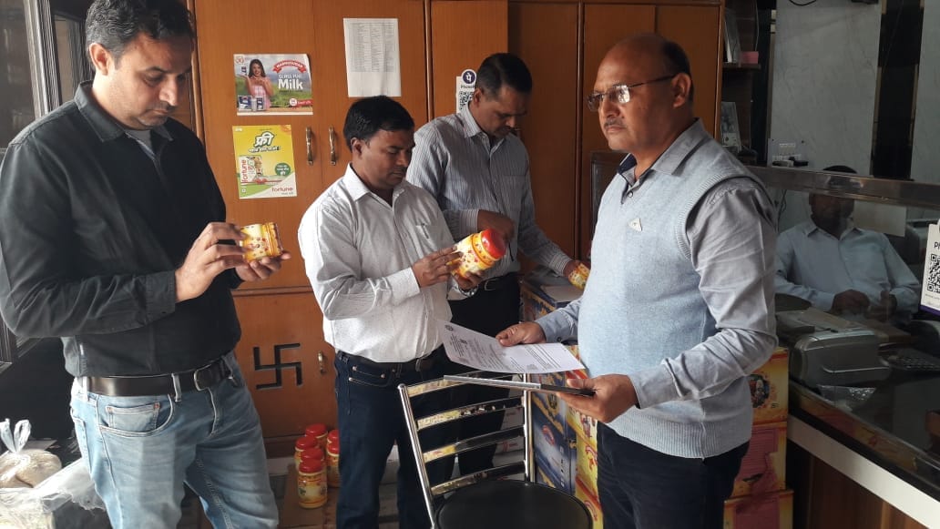 Food safety team raids malls and shops