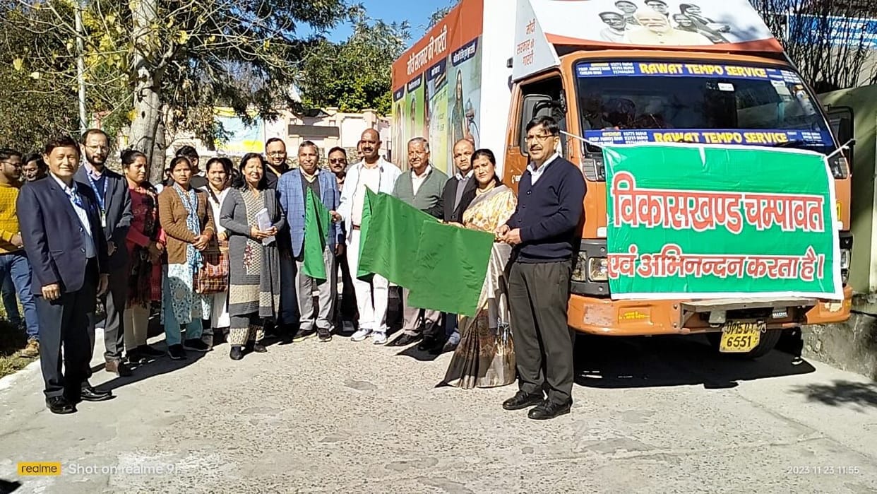 Developed India Sankalp Yatra flagged off