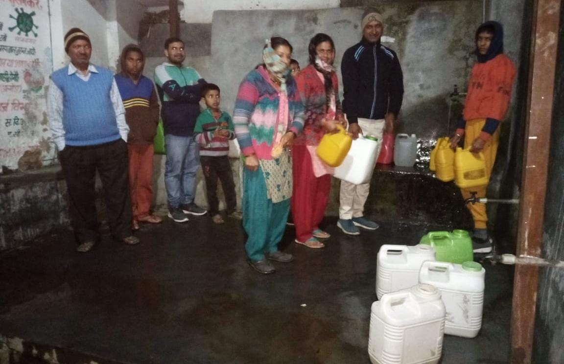 less water supply in rural ranikhet