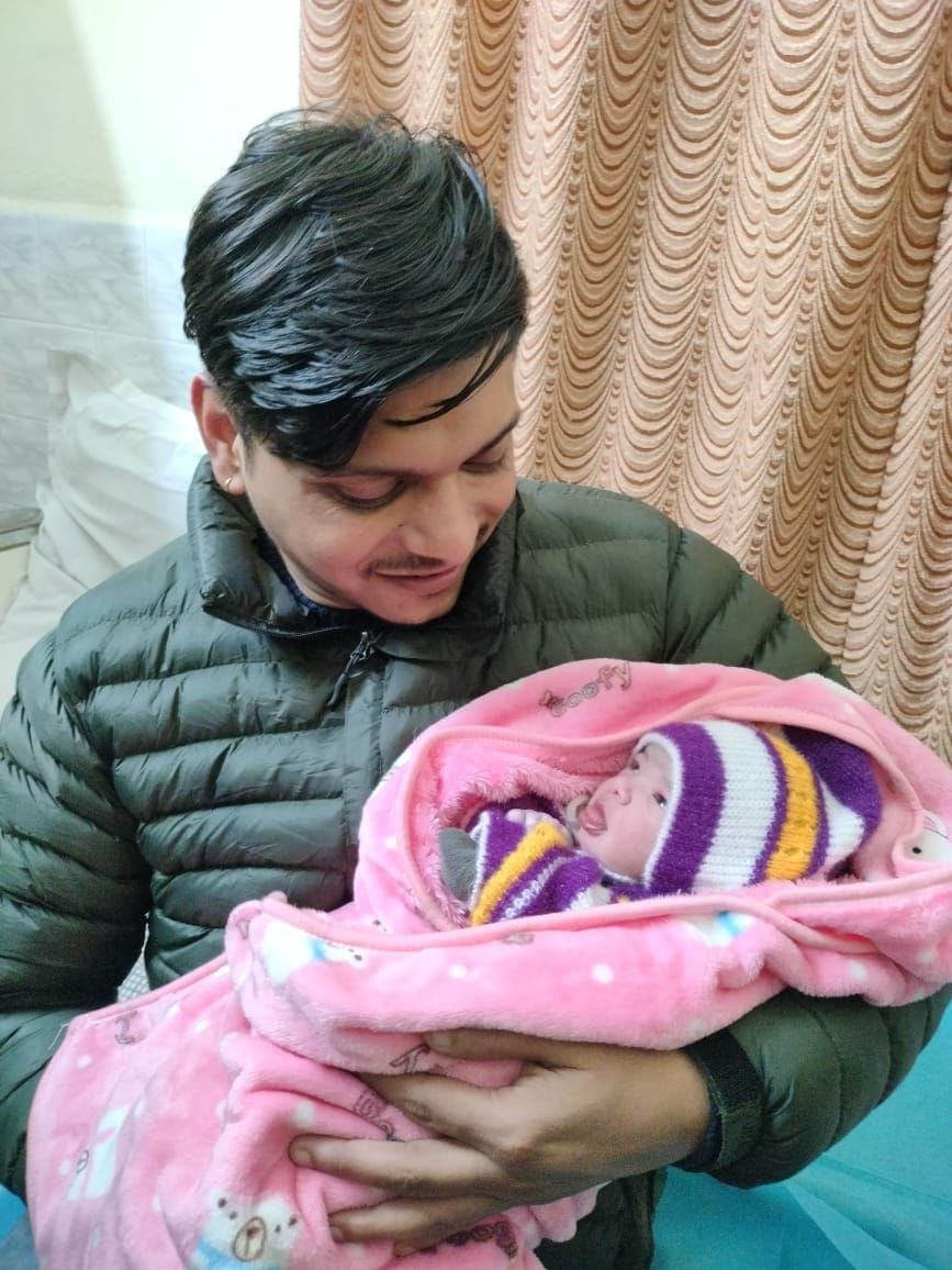 Referred from Almora-Bageshwar as serious, normal delivery took place in Haldwani