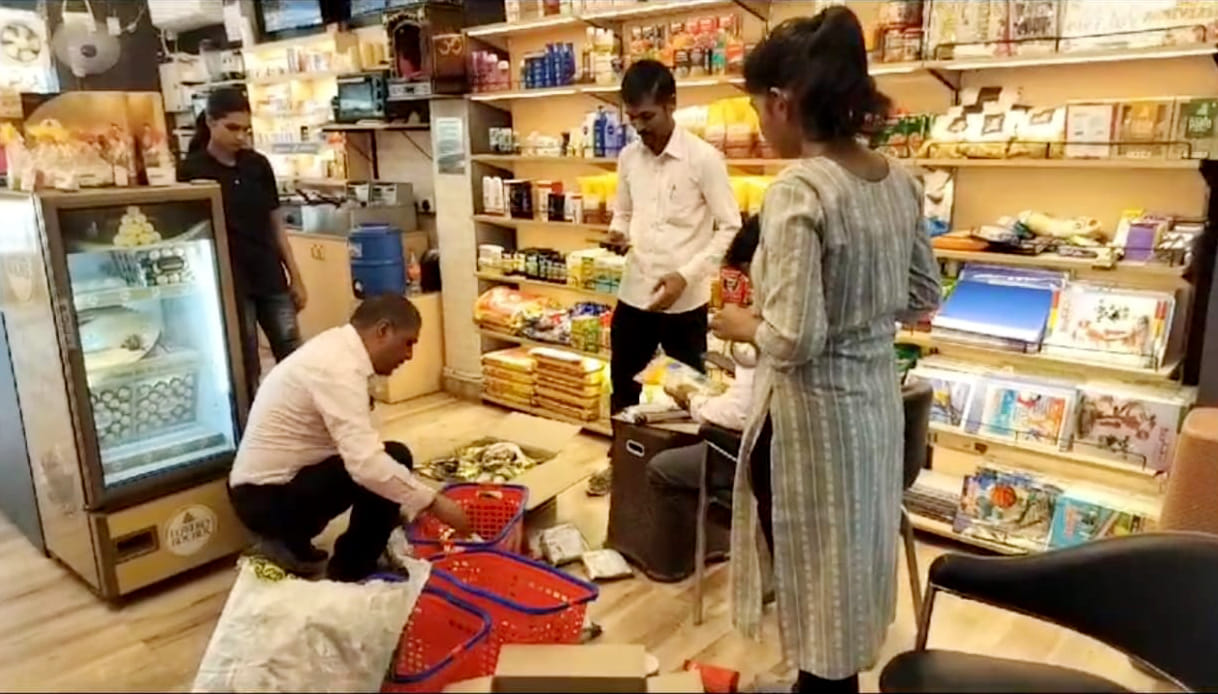 160 kg Halal certified products seized at four malls in the city