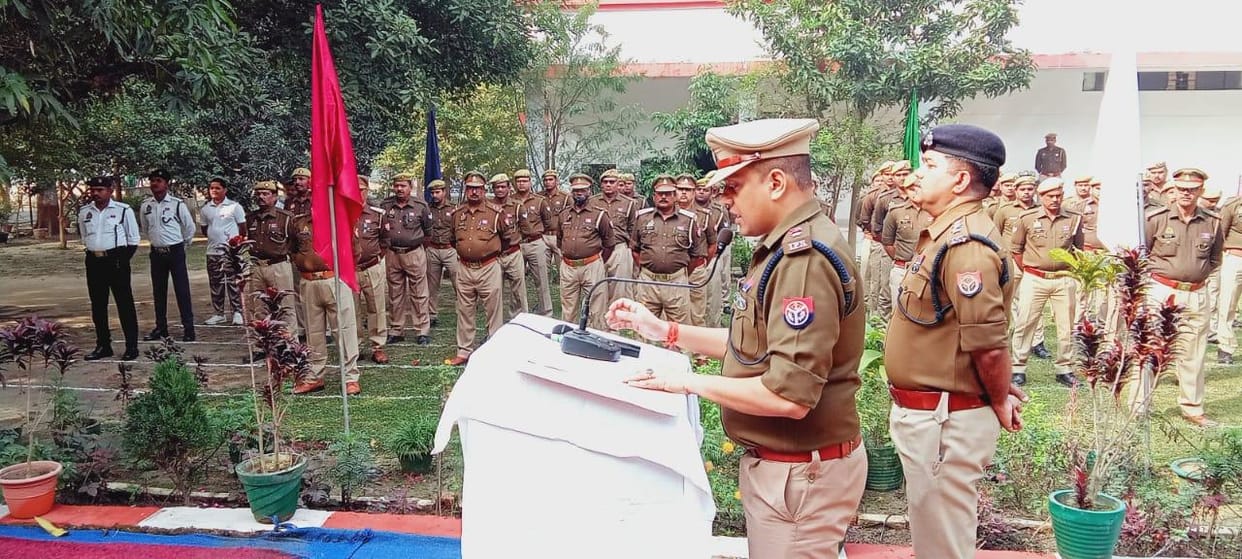 Police inspired to maintain the dignity of the flag