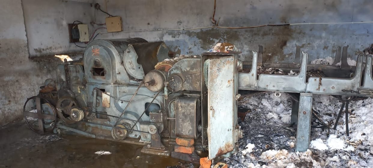 Fire breaks out in surgical cotton factory, goods burnt to ashes
