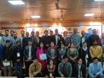 मंडी के सरदार पटेल विश्वविद्यालय में अंतर्राष्ट्रीय सम्मेलन के समापन पर प्रतिभागी मुख्यतिथि के