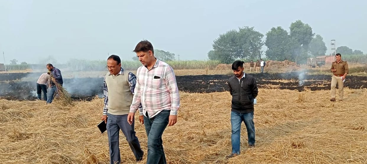 Narwana tops in stubble burning, 24 villages in red zone