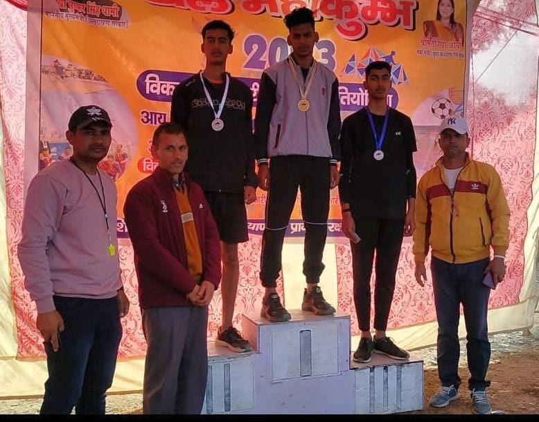 Baparu won in Kabaddi and Chaumel won in Kho-Kho