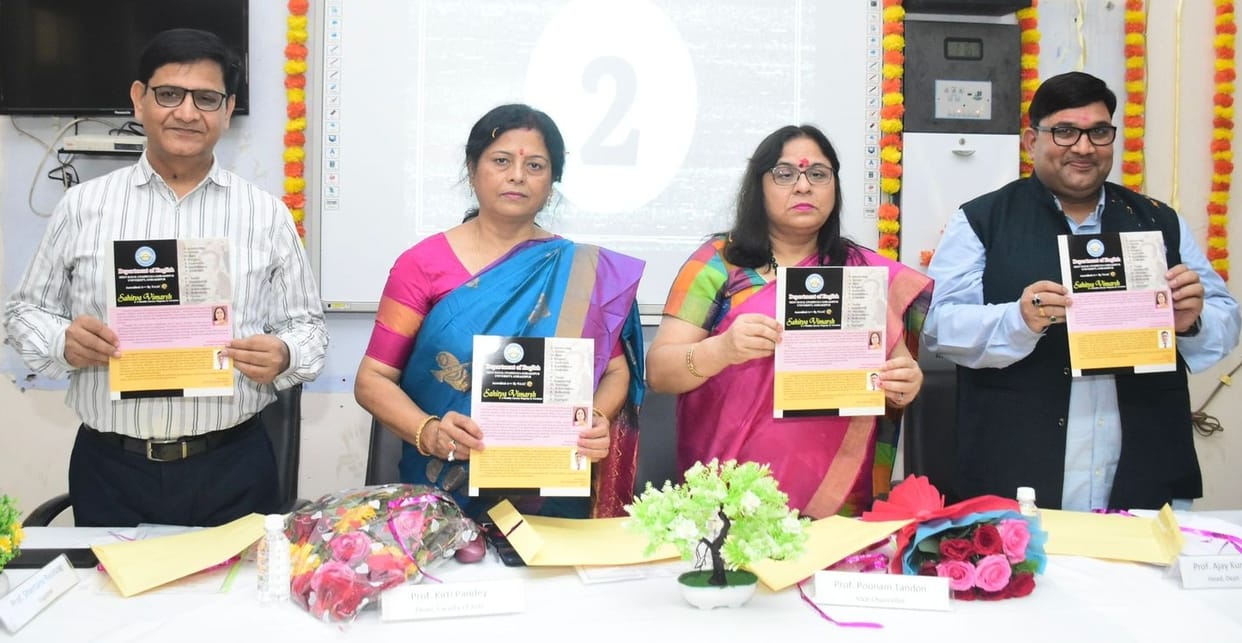 Release of English Department's monthly magazine