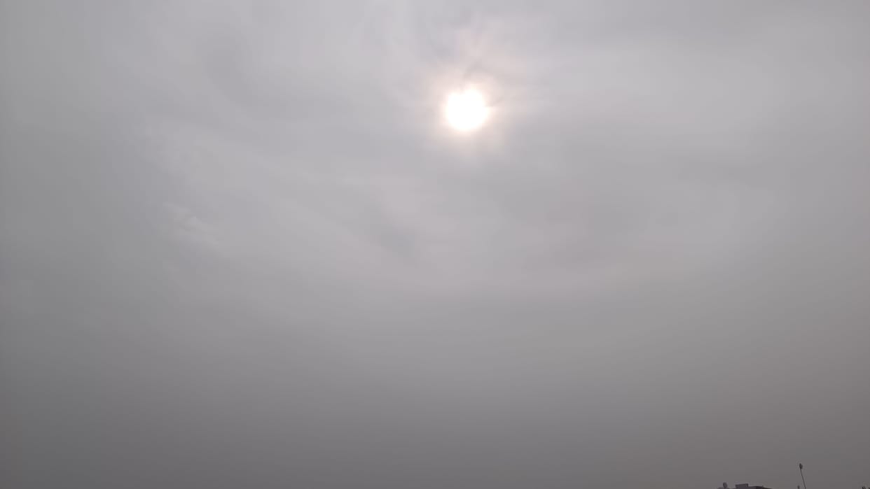 Weather took a turn due to active weather system, clouds remained prevalent