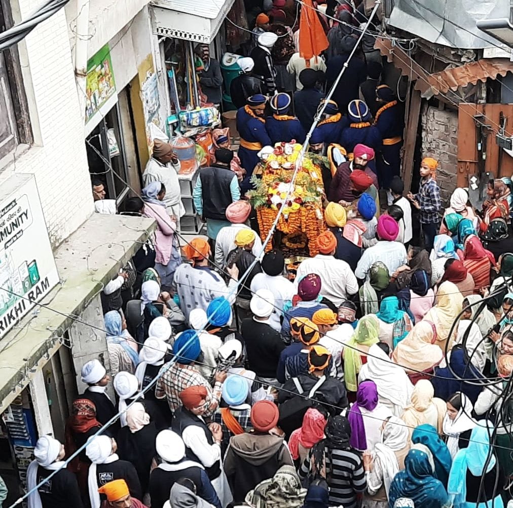 Prakash Parv of Guru Nanak Dev

But city kirtan was taken out in Subathu