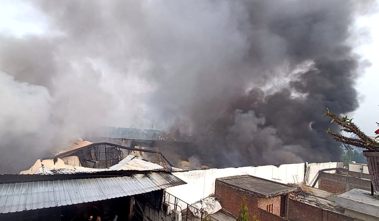 The warehouse kept burning all night, explosions kept happening