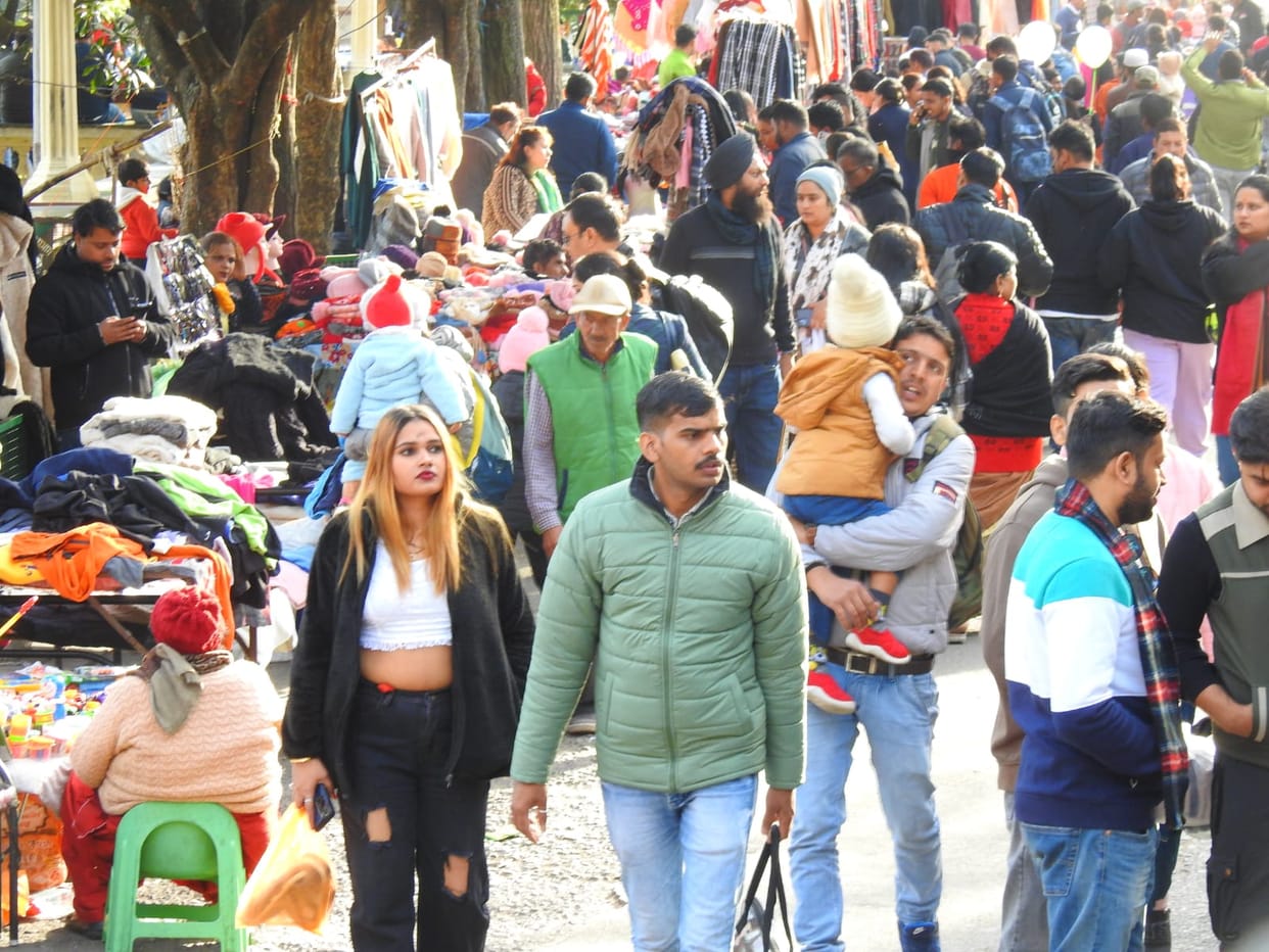 Tourists flocked to Nainital over the weekend