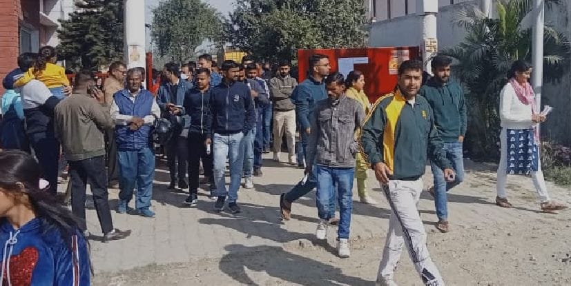 More than 3500 Aspirants Leaves Exam