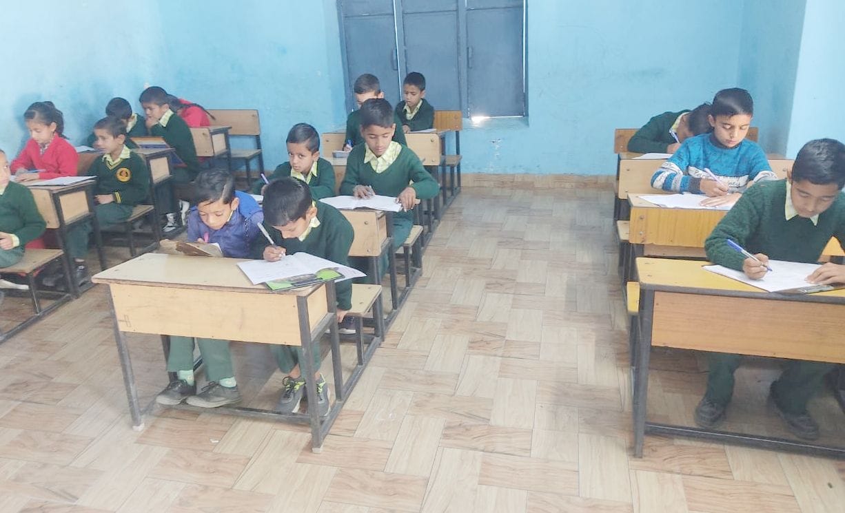 Winter school annual examinations begin