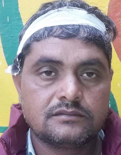 Tractor driver beaten on warehouse platform