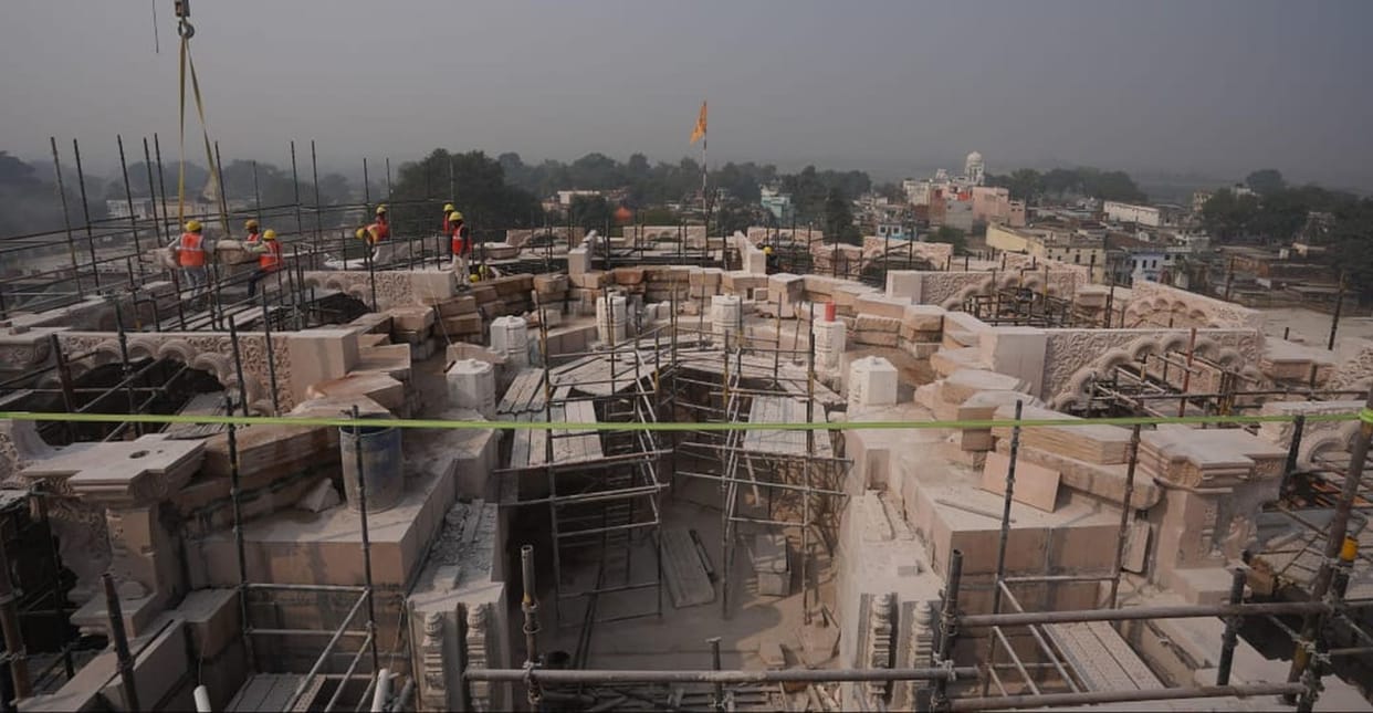 Ram Mandir: Ground floor work almost complete